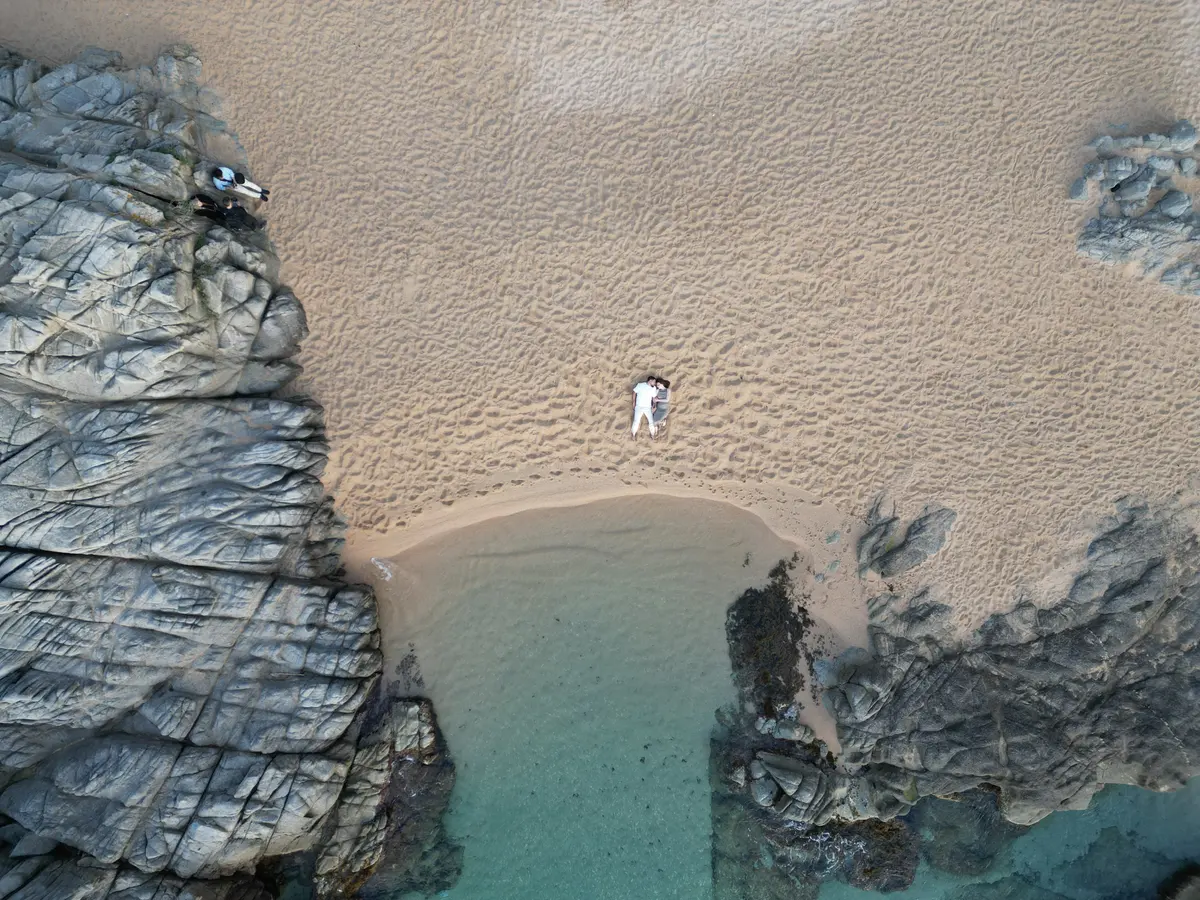 Costa Brava vista desde un dron