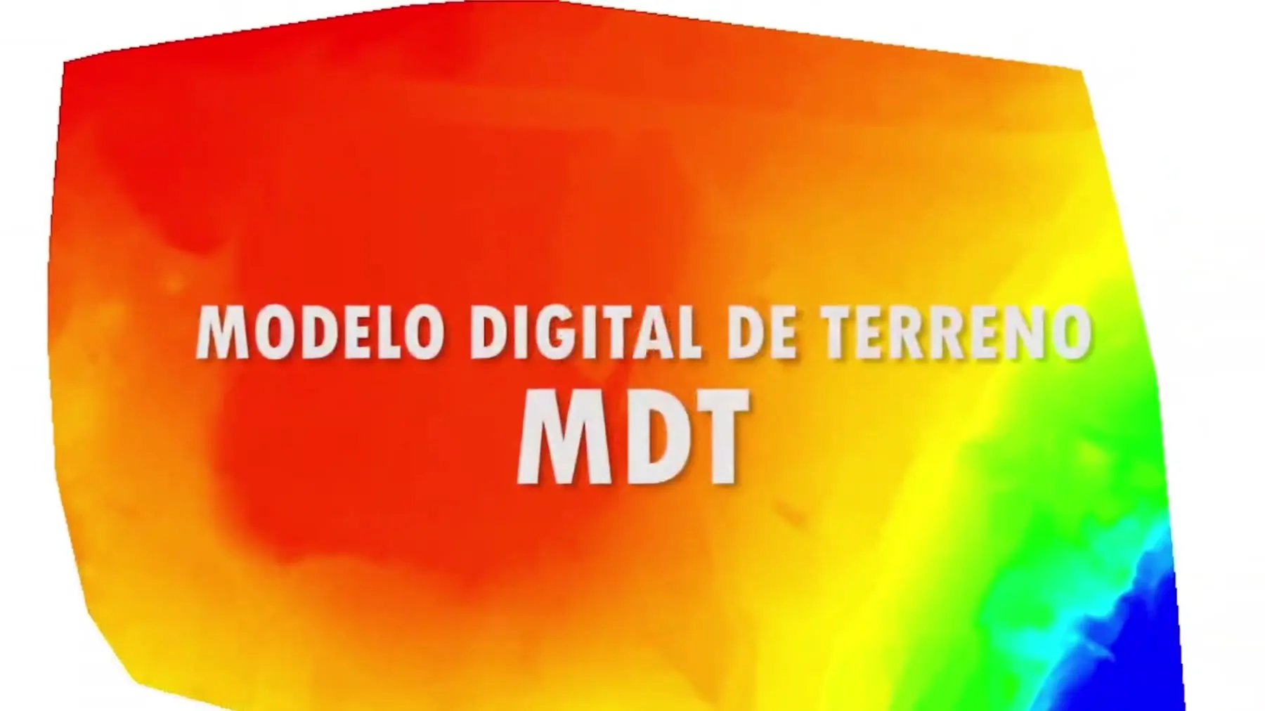 Modelo digital del terreno (MDT)